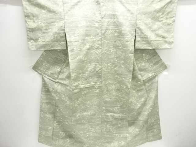 JAPANESE KIMONO / TSUMUGI / WOVEN CLOUD & PLANT 